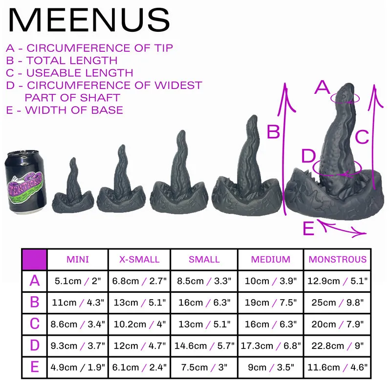 Meenus 'Black Rainbow' small soft (OO30)