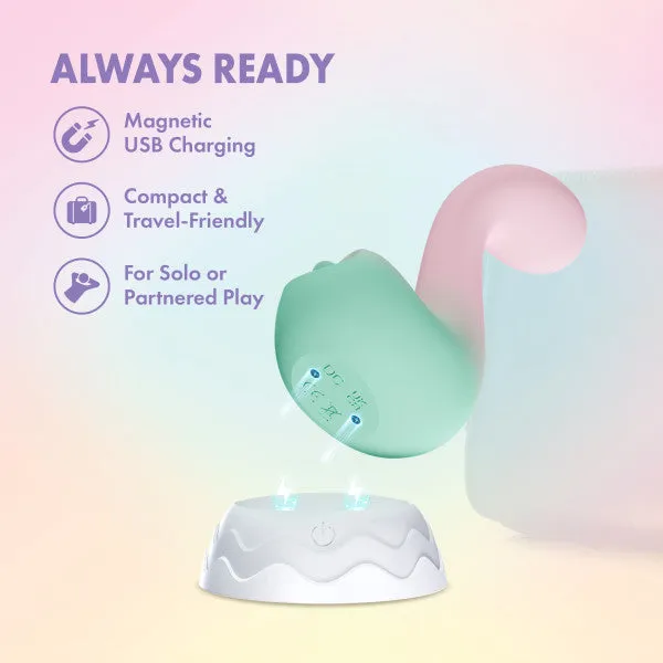 Melody Double Ended Licking Tongue & G-Spot Vibrator (Damaged Box)