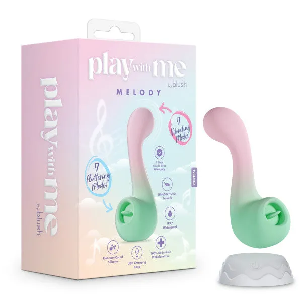 Melody Double Ended Licking Tongue & G-Spot Vibrator (Damaged Box)
