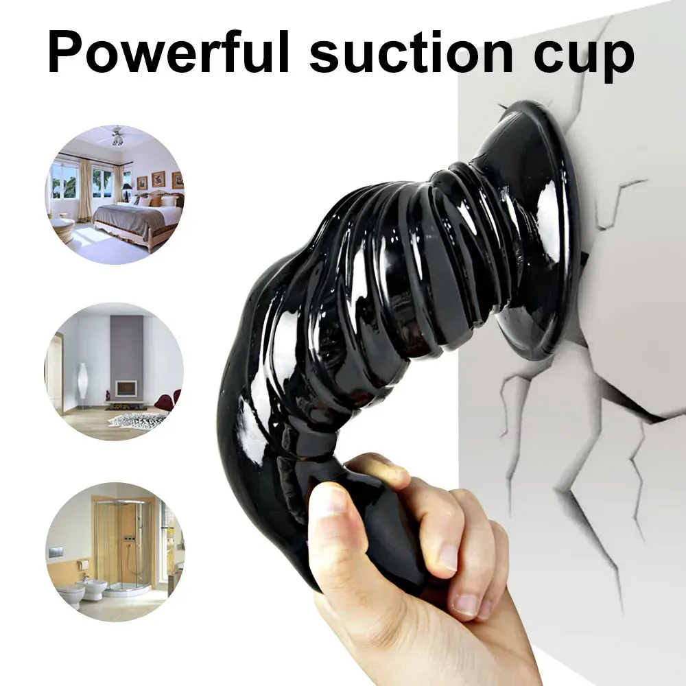 Monster Dildo Butt Plug - Huge Fantasy Suction Cup Vagina Anal Stimulation Sex Toy
