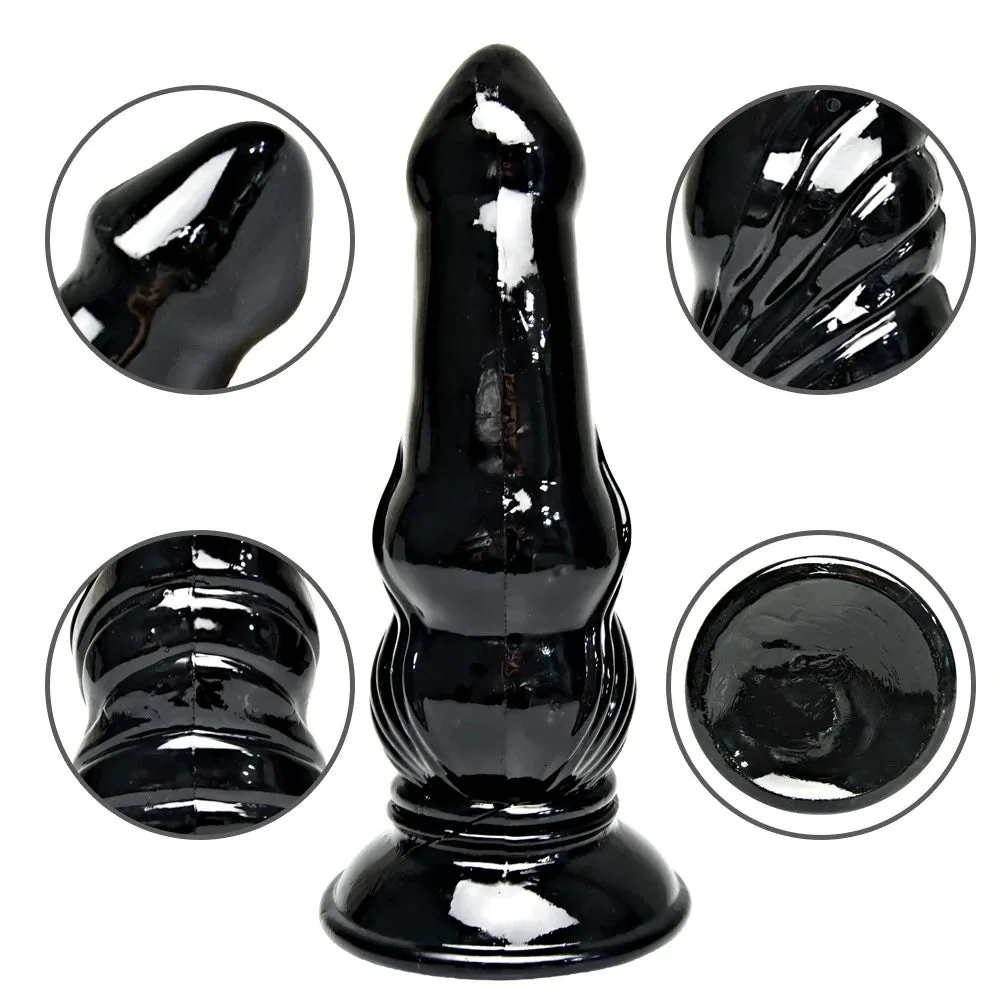 Monster Dildo Butt Plug - Huge Fantasy Suction Cup Vagina Anal Stimulation Sex Toy