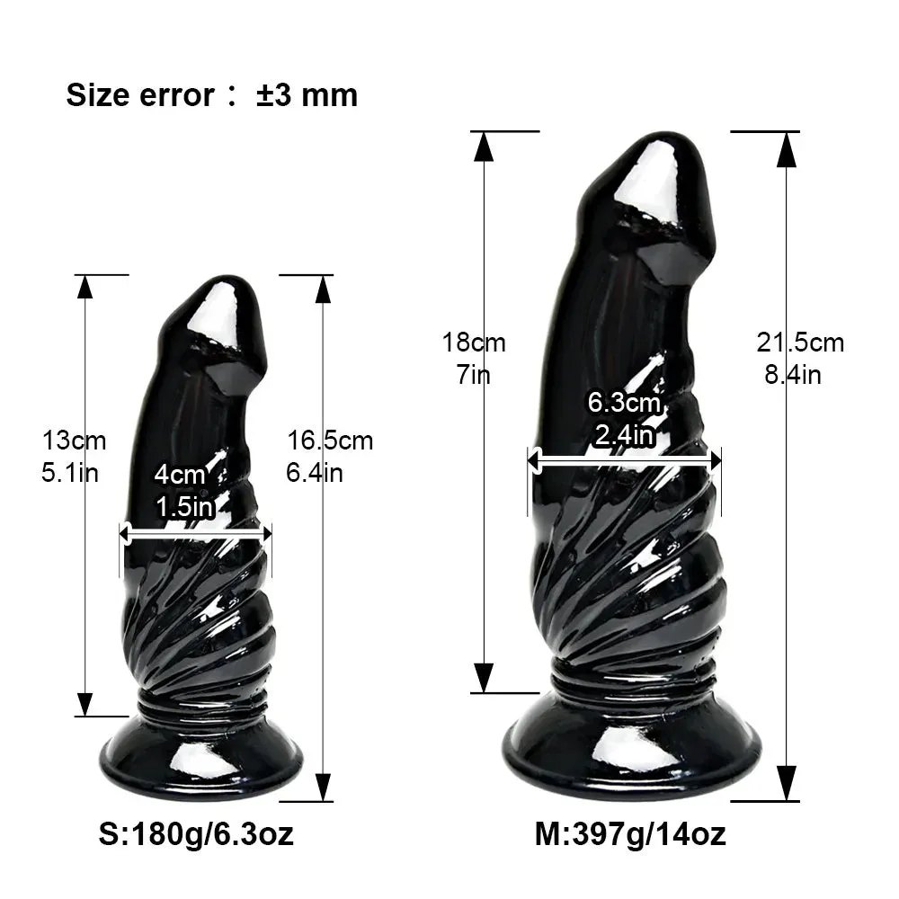 Monster Dildo Butt Plug - Huge Fantasy Suction Cup Vagina Anal Stimulation Sex Toy