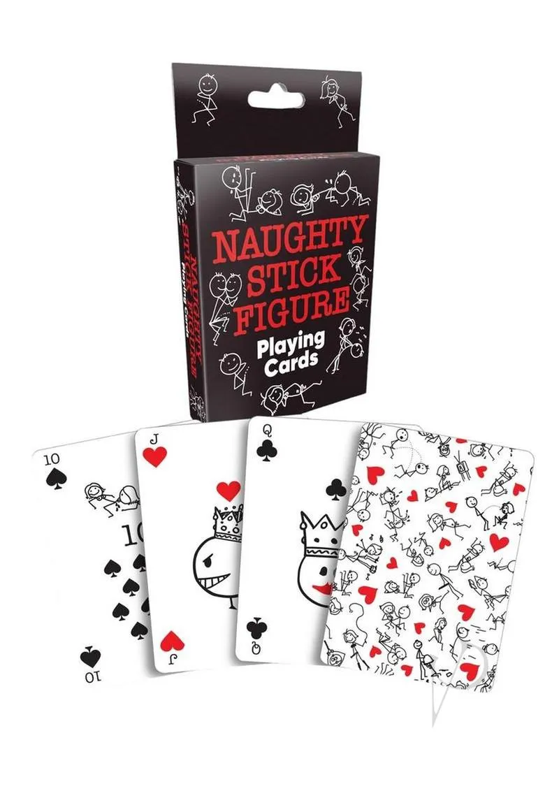 Naughty Stick Figure Playing Cards