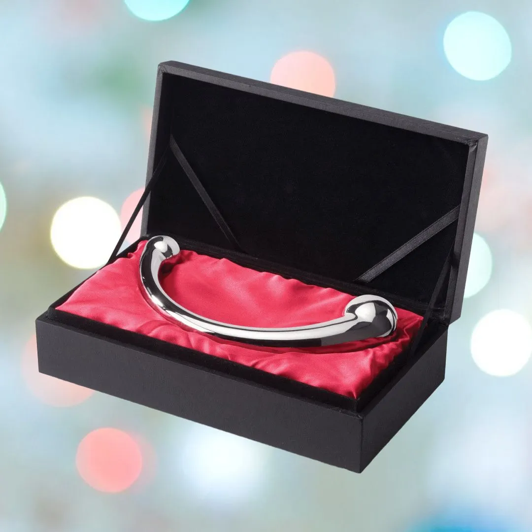 njoy Pure Wand Metal G-Spot and P-Spot Massager