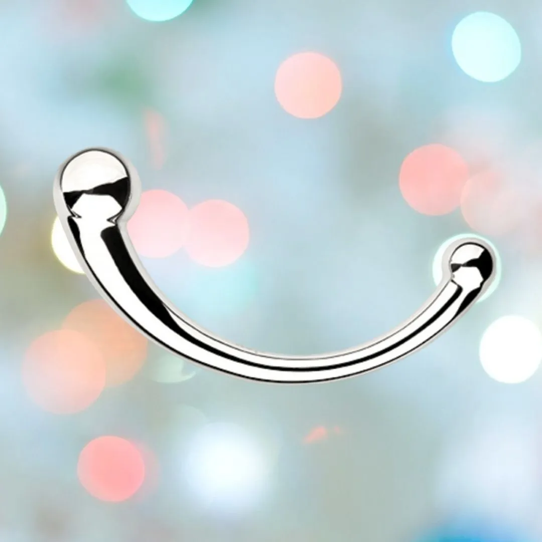 njoy Pure Wand Metal G-Spot and P-Spot Massager