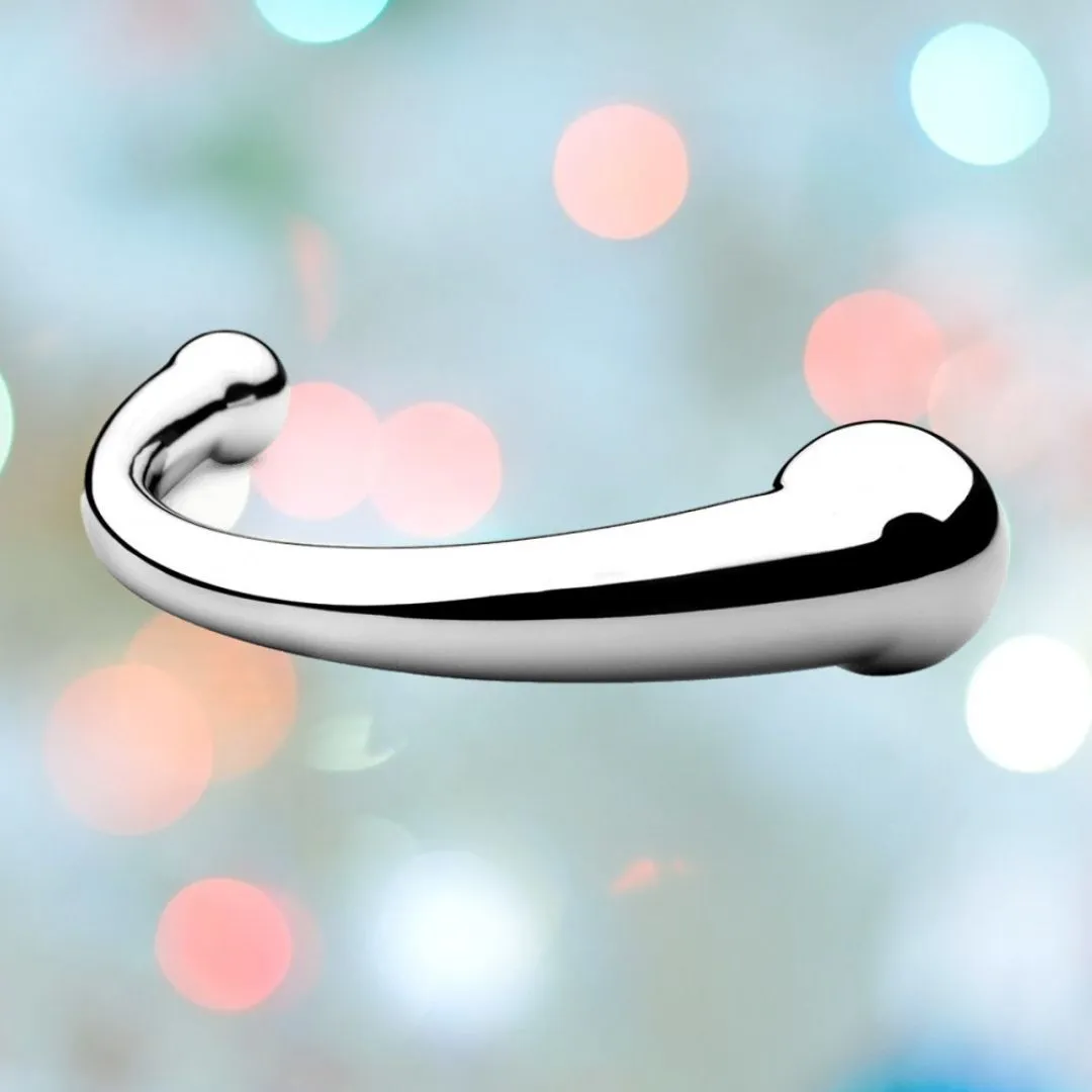 njoy Pure Wand Metal G-Spot and P-Spot Massager