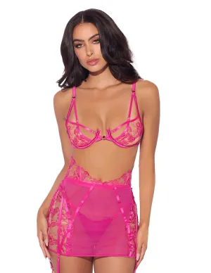 Nova Bra. Skirt & Thong Trio