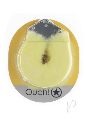 Ouch Heavy Duty Fluffy Handcuffs Yellow