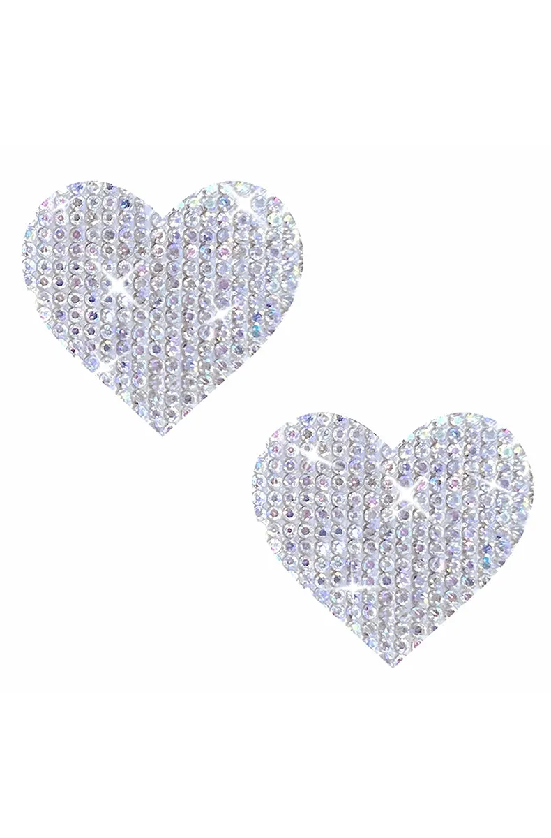 Razzle Dazzle Heart Crystal Pasties