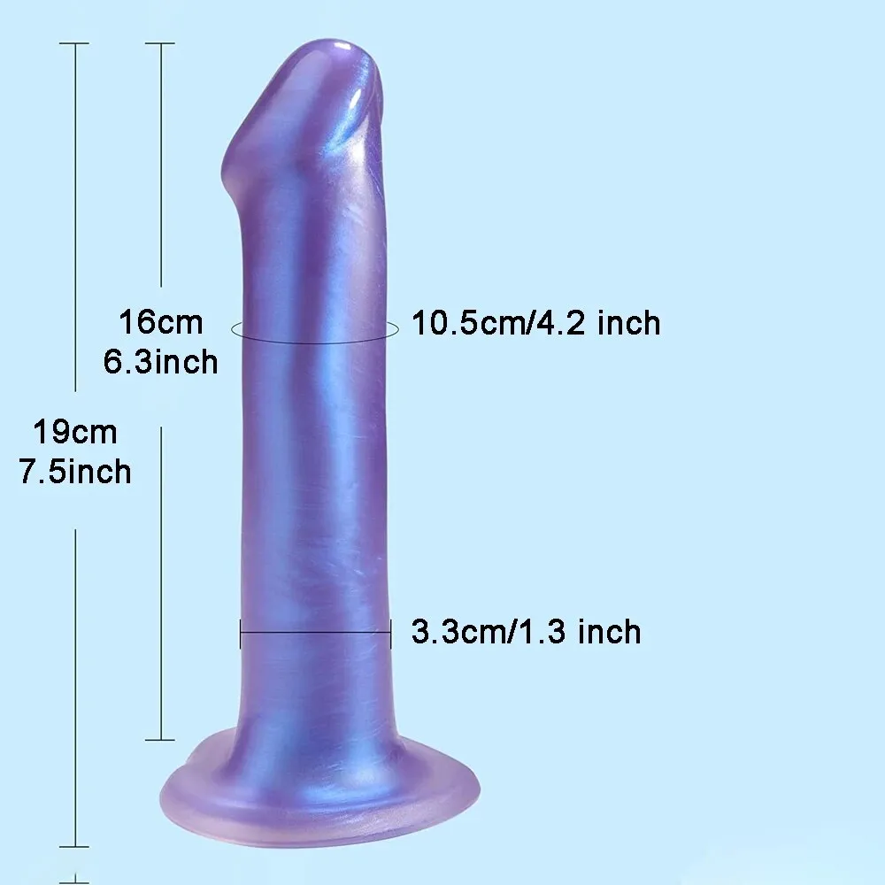 Realistic Dildos Anal Plug - Strap On Dildo Sex Toys for Beginner Women Men