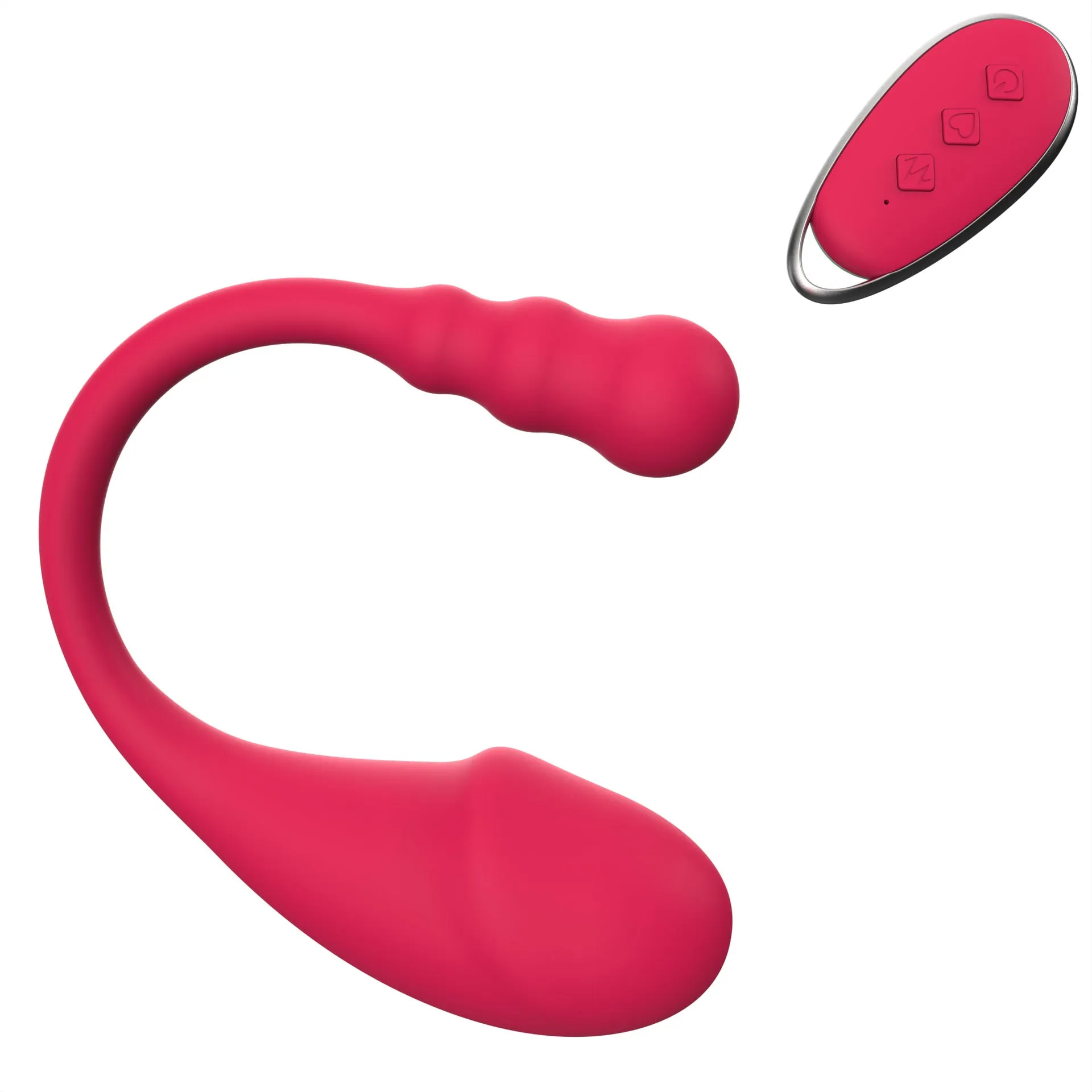Remote Control Vibrating Panty Egg - Double End G Spot Anal Beads Prostate Massager