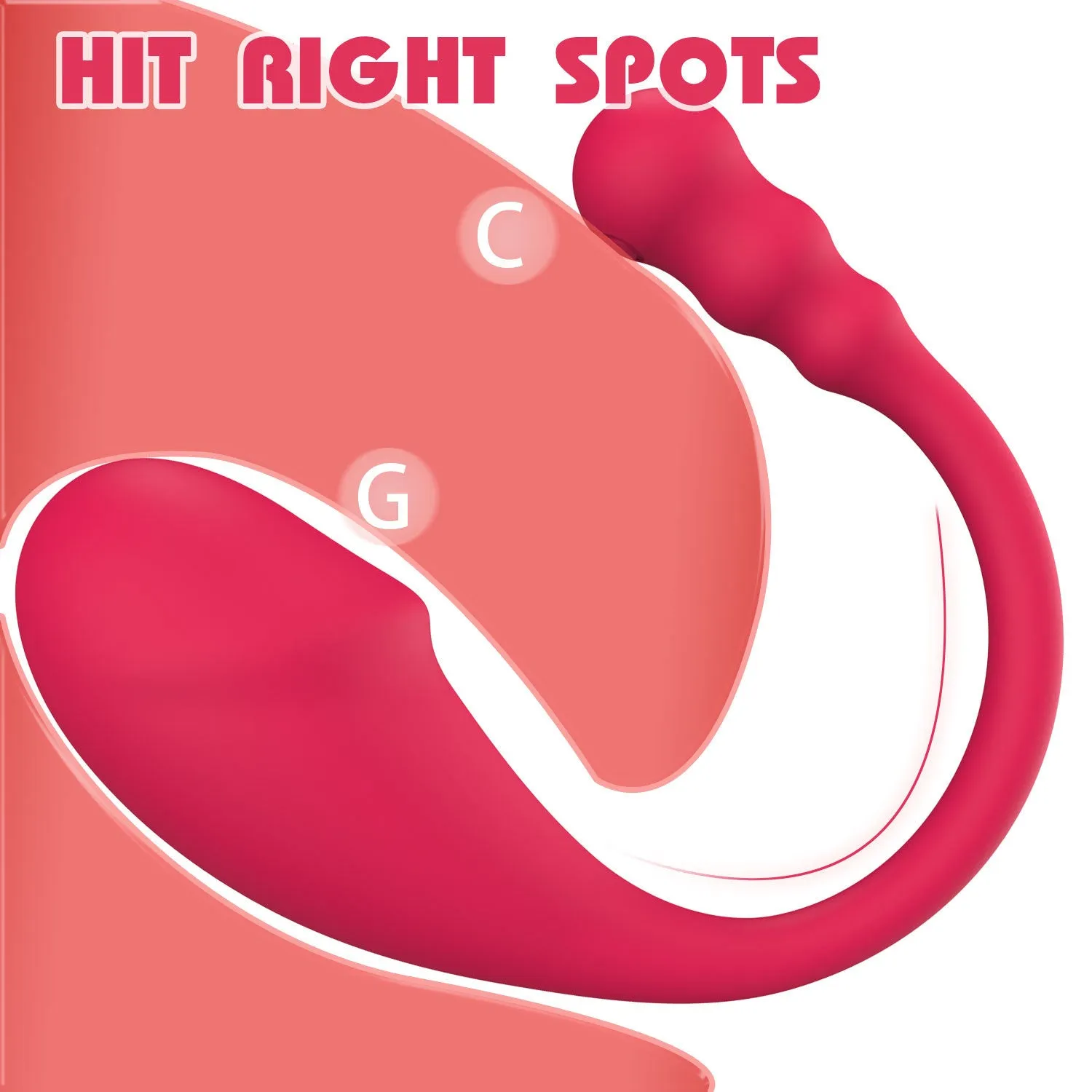 Remote Control Vibrating Panty Egg - Double End G Spot Anal Beads Prostate Massager