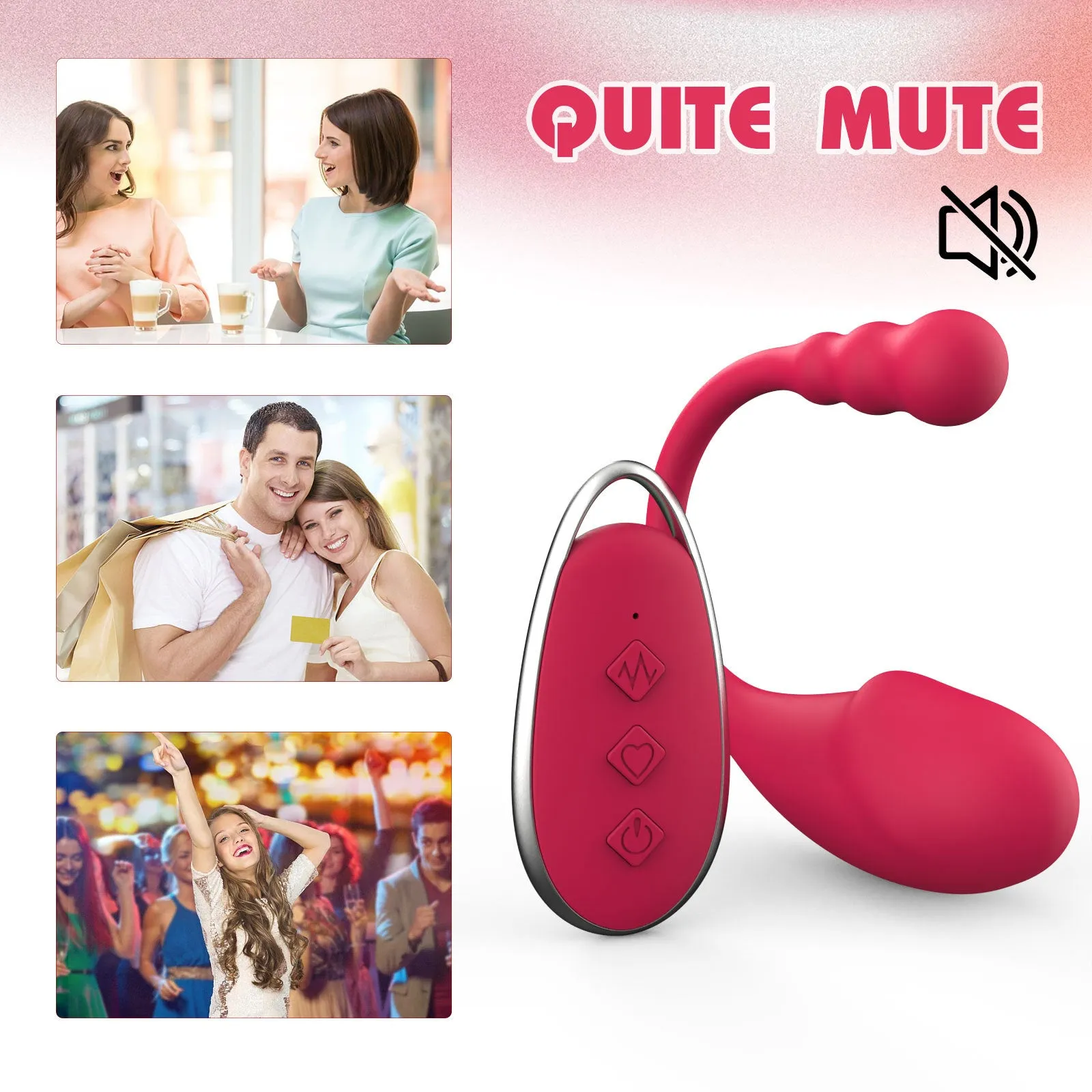 Remote Control Vibrating Panty Egg - Double End G Spot Anal Beads Prostate Massager