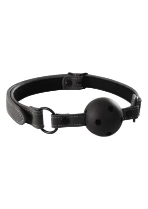 Renegade Ball Gag | Silicon | Soft Vegan Leather | Adjustable