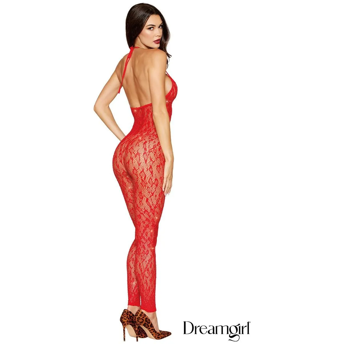 Rhinestone Bodystocking by Dreamgirl