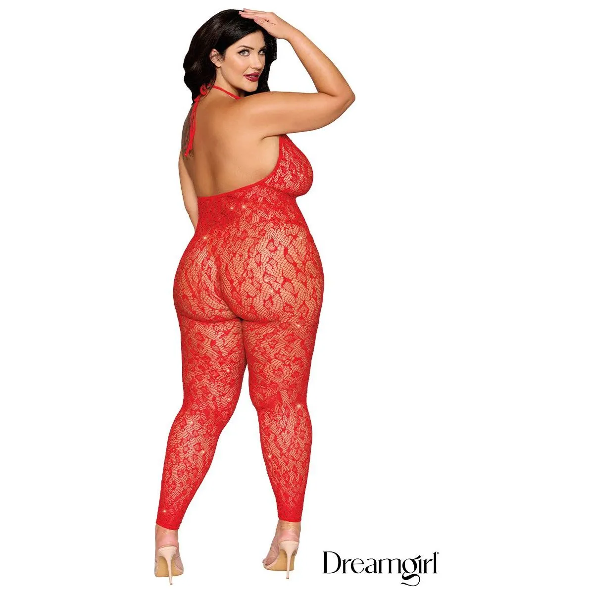 Rhinestone Bodystocking by Dreamgirl