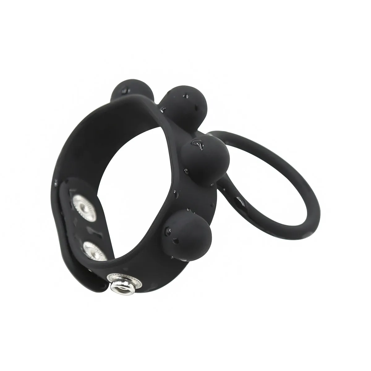 Rimba Fetish Cock Ring | Silicone Ball Studs  | Adjustable | Enhancer