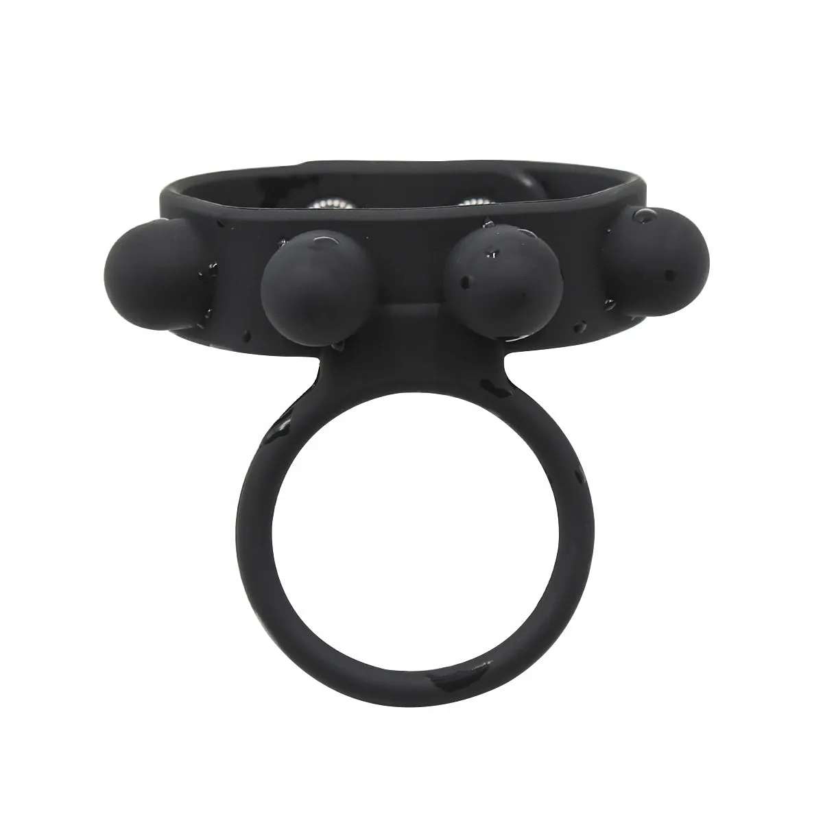Rimba Fetish Cock Ring | Silicone Ball Studs  | Adjustable | Enhancer