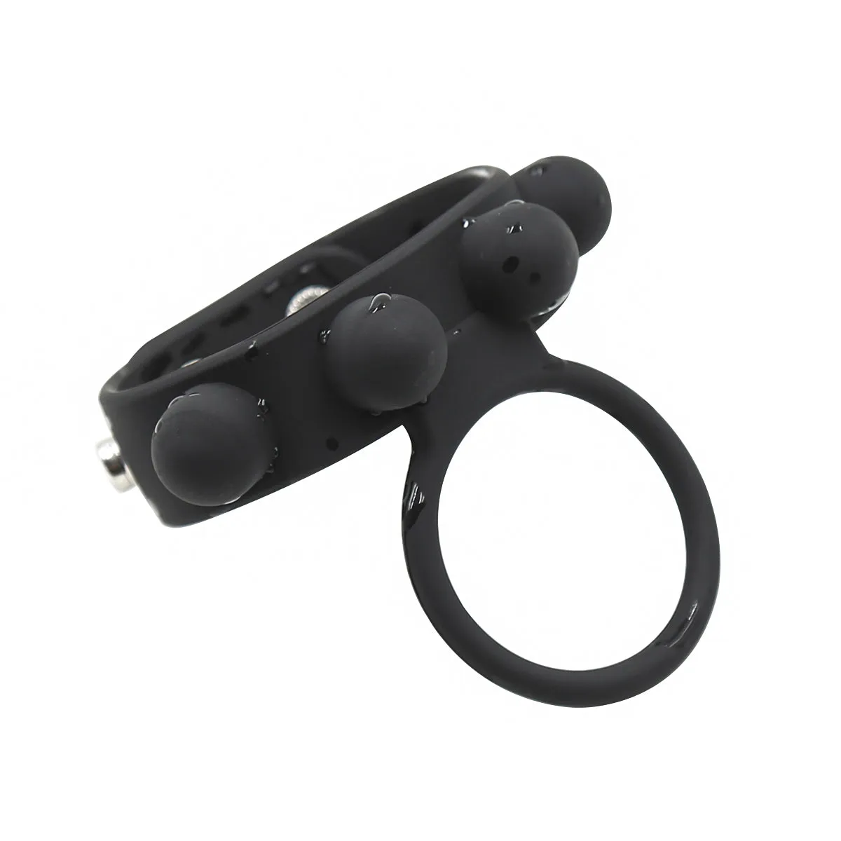 Rimba Fetish Cock Ring | Silicone Ball Studs  | Adjustable | Enhancer