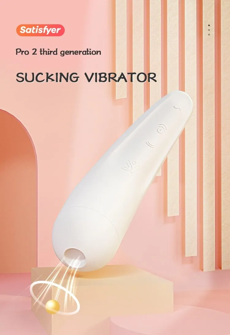 Satisfyer CURVY 2  Vibrador Bluetooth App Remote Control Clit Sucker