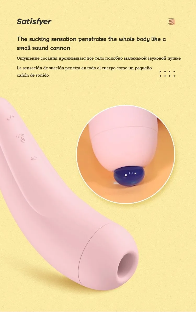 Satisfyer CURVY 2  Vibrador Bluetooth App Remote Control Clit Sucker