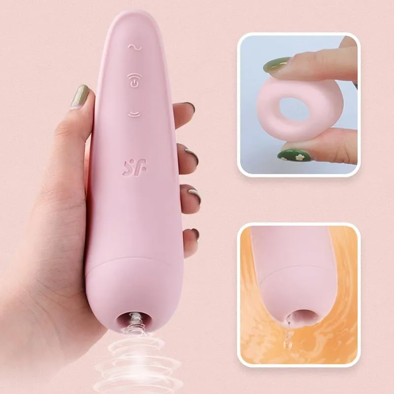 Satisfyer CURVY 2  Vibrador Bluetooth App Remote Control Clit Sucker