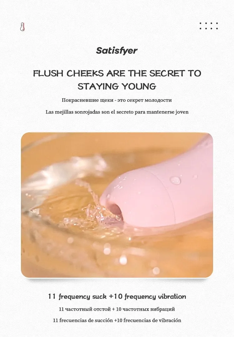 Satisfyer CURVY 2  Vibrador Bluetooth App Remote Control Clit Sucker