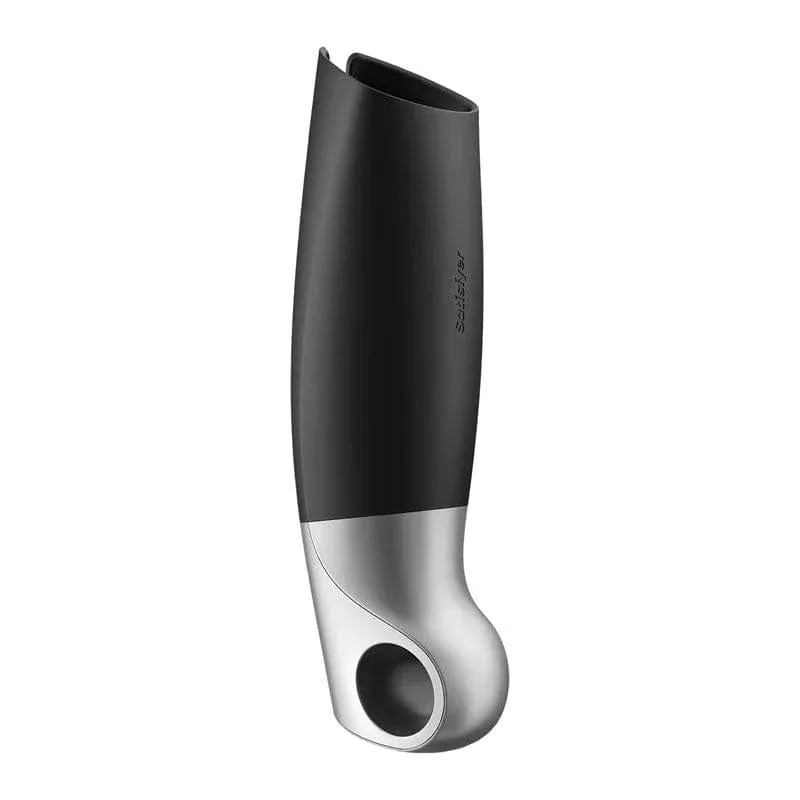 Satisfyer - Men Power Masturbator App-Controlled Stroker Vibrator (Black)