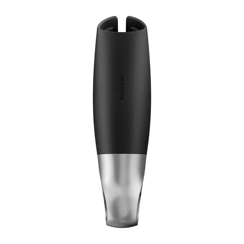 Satisfyer - Men Power Masturbator App-Controlled Stroker Vibrator (Black)