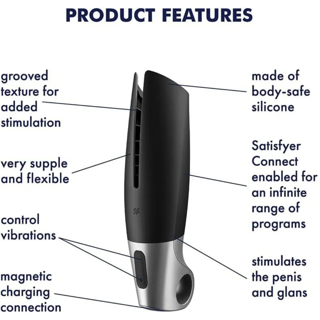 Satisfyer Power Masturbator: App-Controlled Vibrator for Men