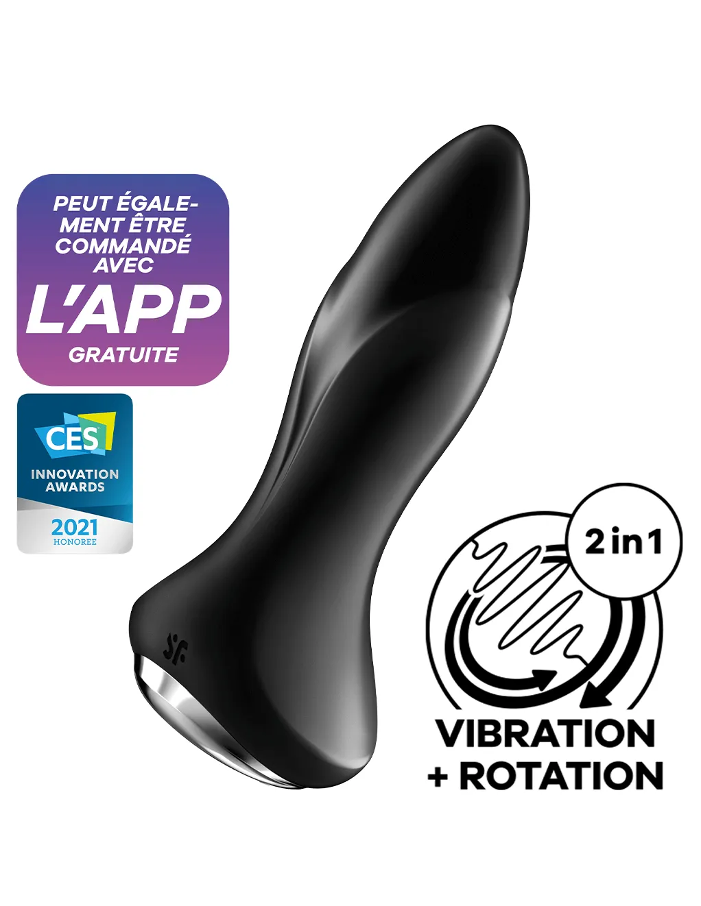 Satisfyer Rotator Plug 1 Plus Rotating Bead Plug