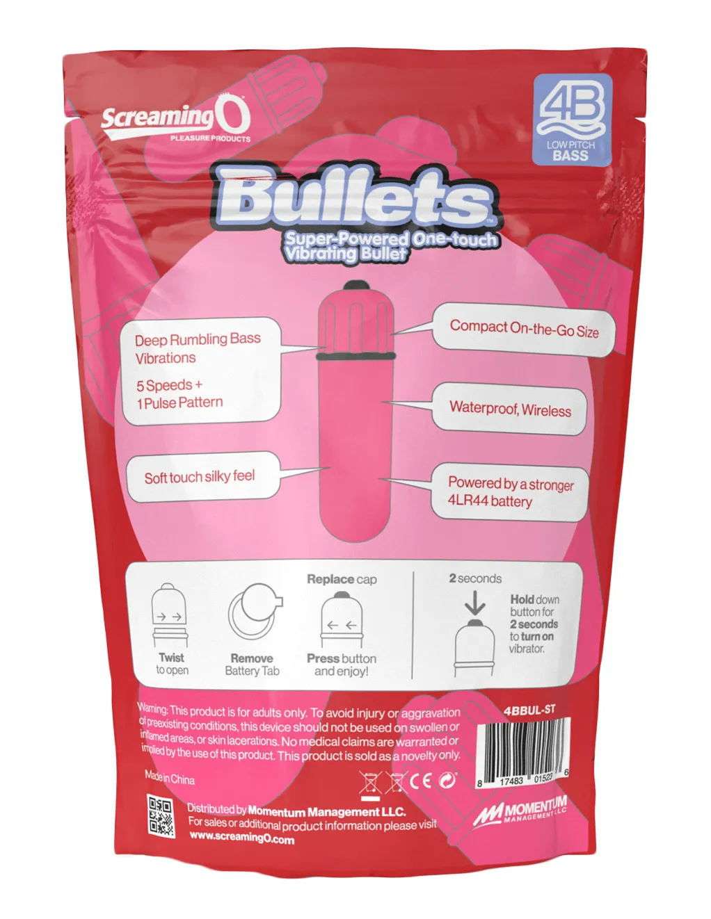 Screaming O 4B Bullet