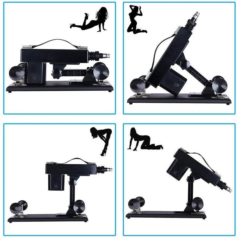 Sex Machine Love Machine Set with Dildo and Male Masturbator