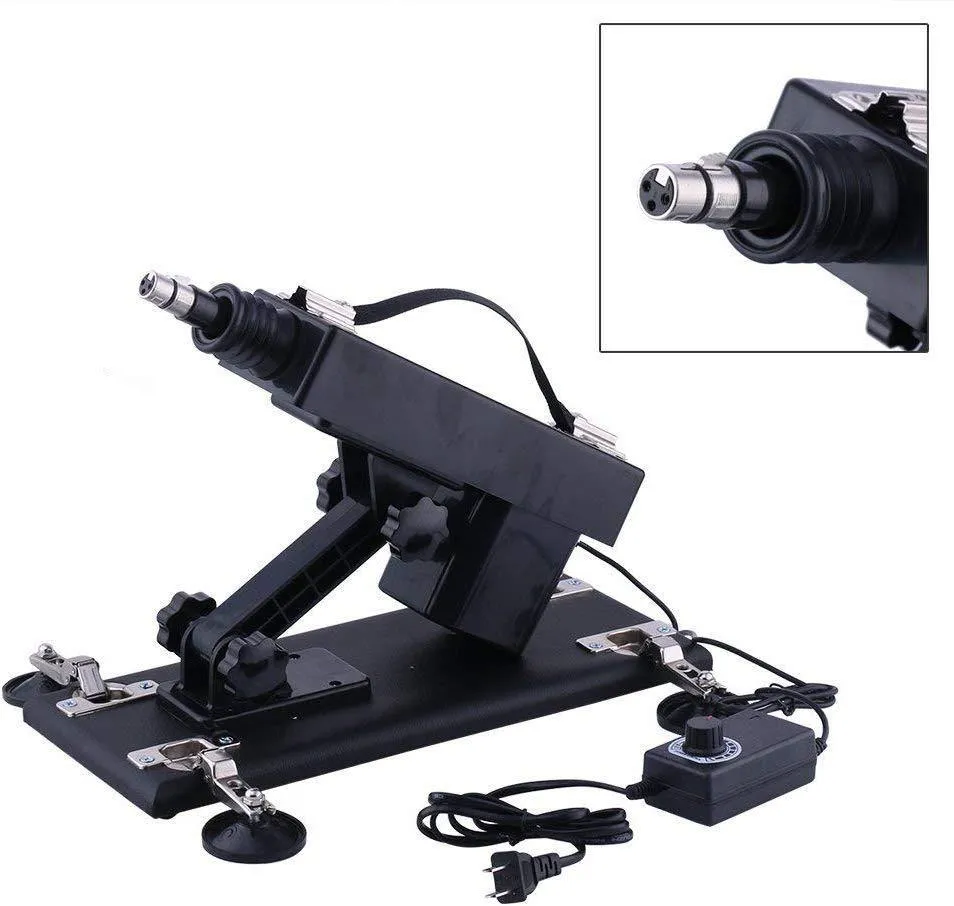 Sex Machine Love Machine Set with Dildo and Male Masturbator