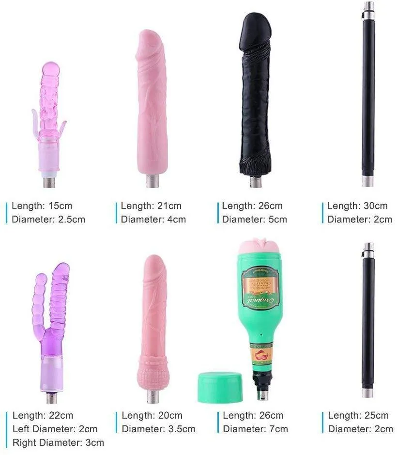 Sex Machine Love Machine Set with Dildo and Male Masturbator