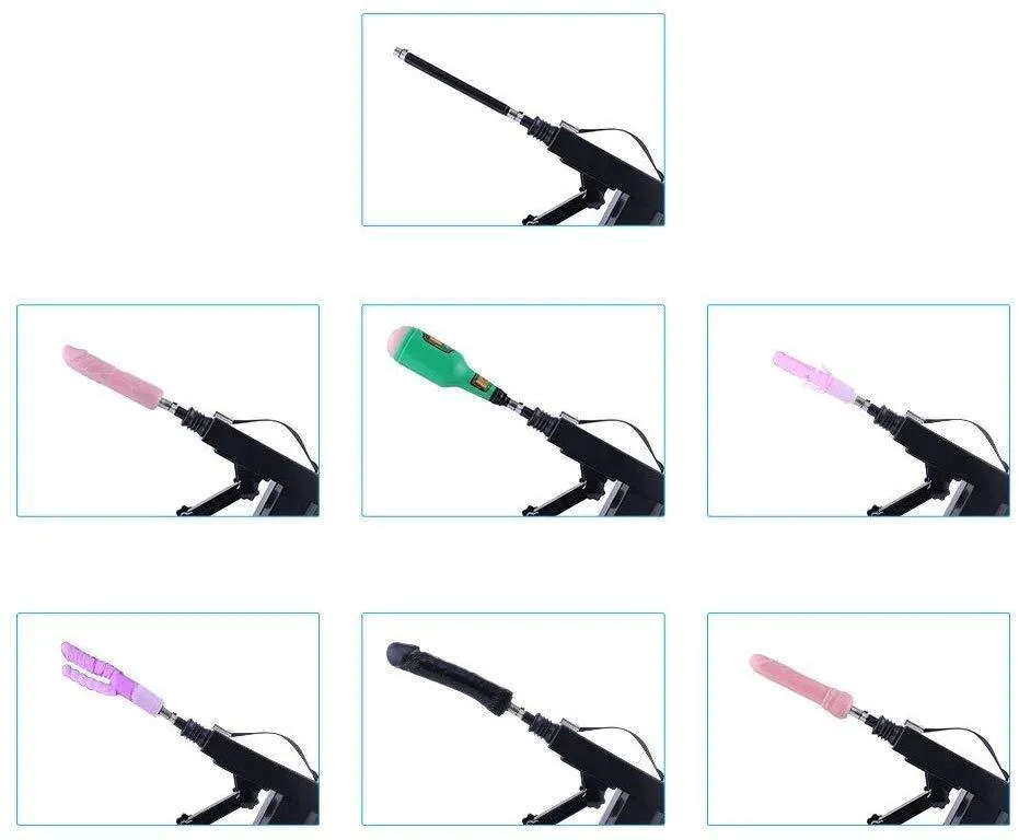 Sex Machine Love Machine Set with Dildo and Male Masturbator