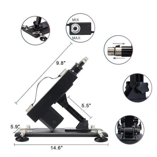 Sex Machine Love Machine Thrusting Dildo Machine