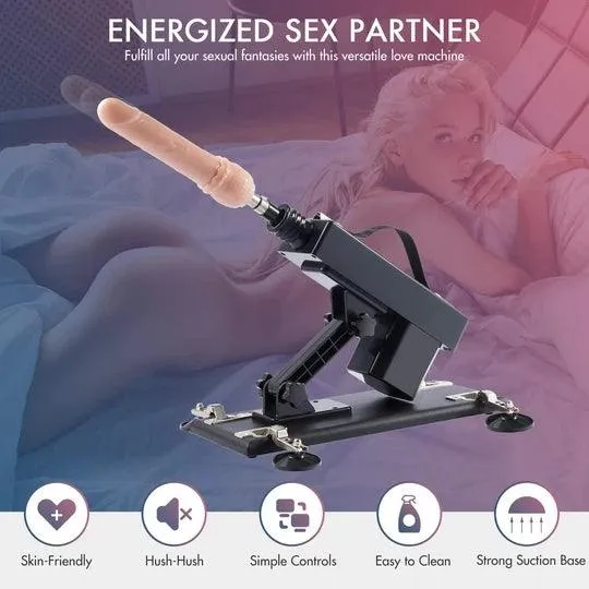Sex Machine Love Machine Thrusting Dildo Machine