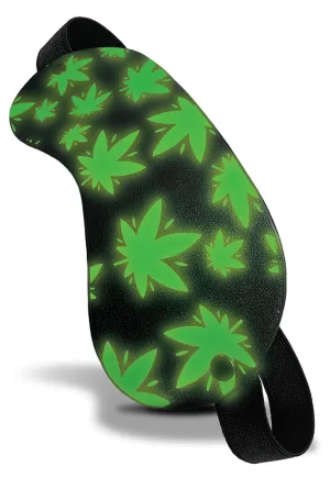 Stoner Vibes Glow In The Dark Blindfold