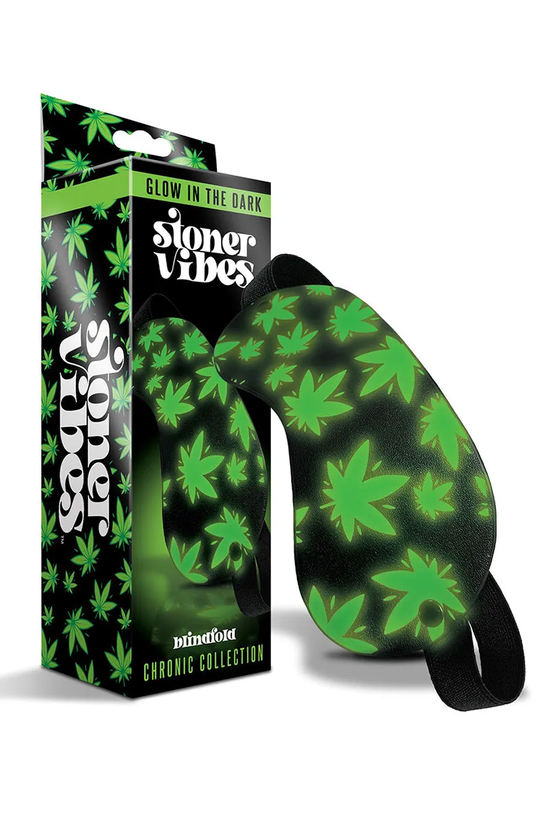 Stoner Vibes Glow In The Dark Blindfold