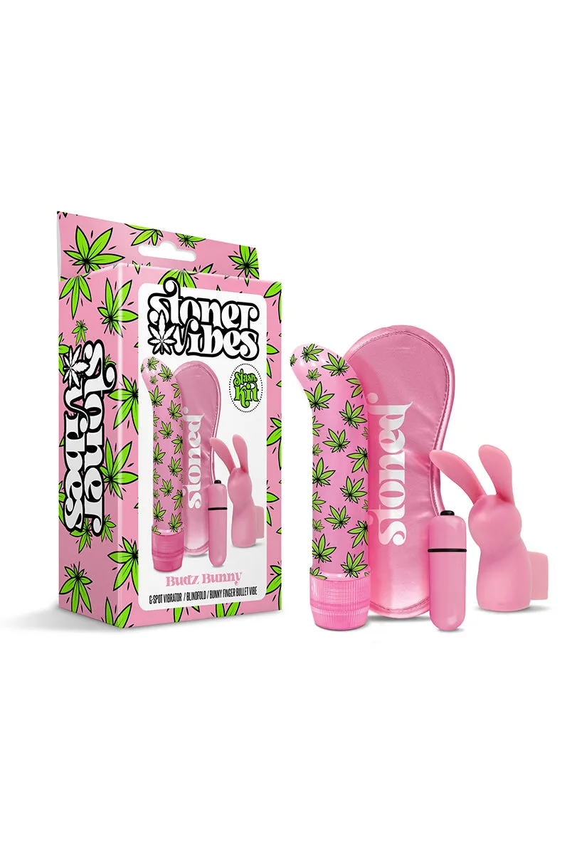 Stoner Vibes Weed Vibrator Pink Stash Kit