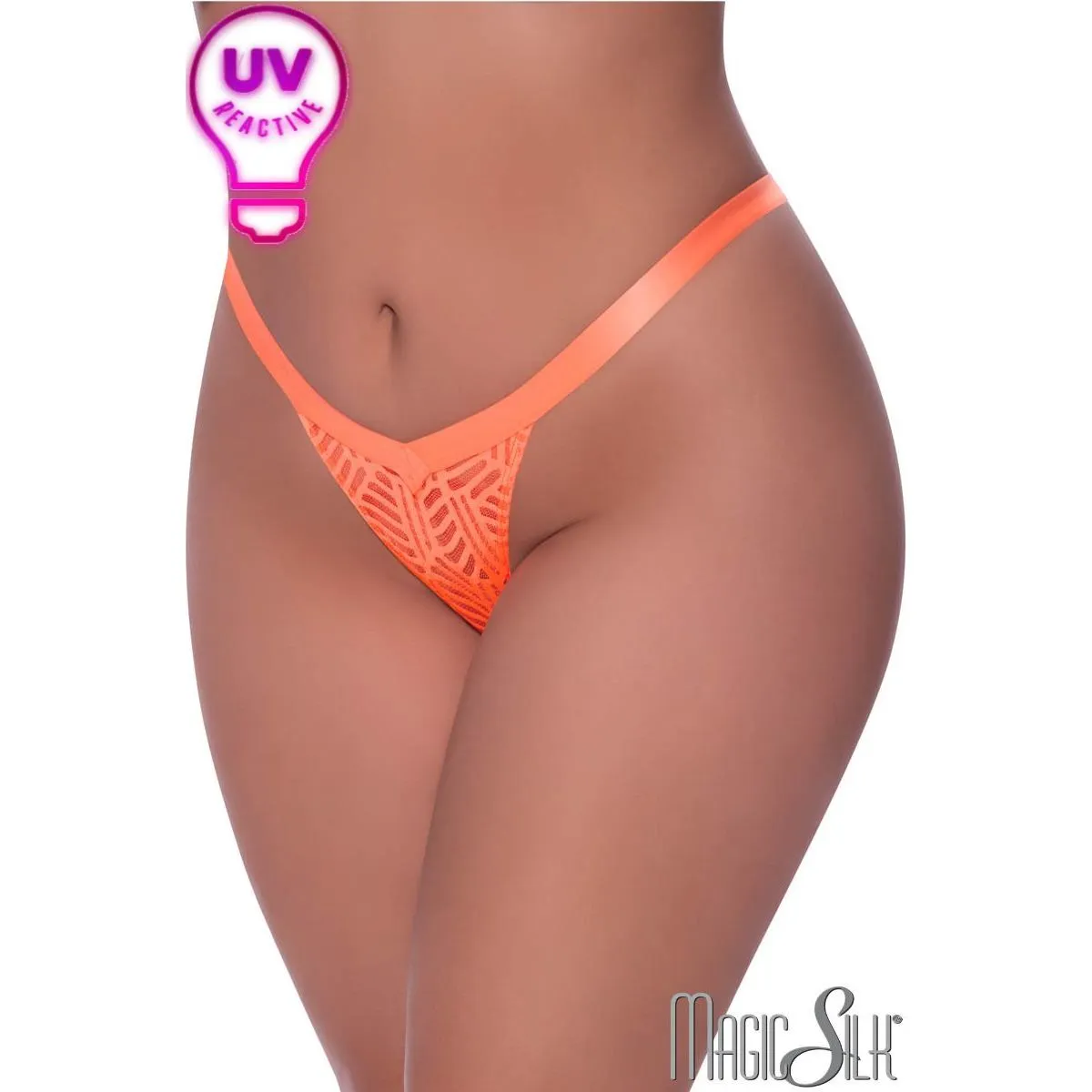 Striped Thong by Magic Silk