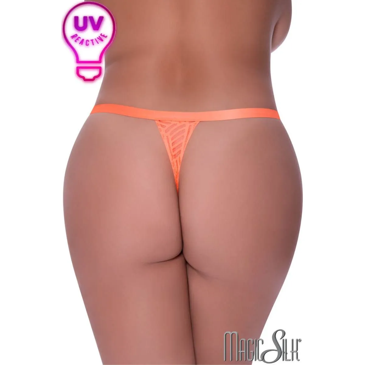 Striped Thong by Magic Silk