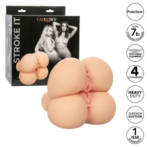 Stroke It™ Life Size Double Fuck Pussy & Ass Masturbator by Cal Exotics