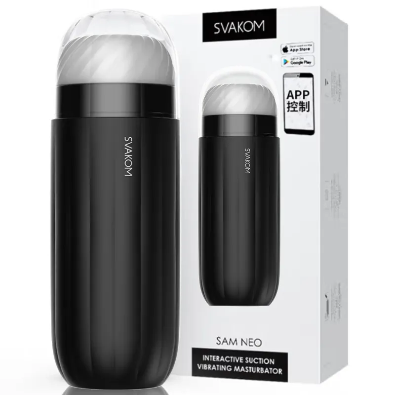 SVAKOM Sam Neo  Automatic Sucking & Vibrating Male Masturbator App-Controlled