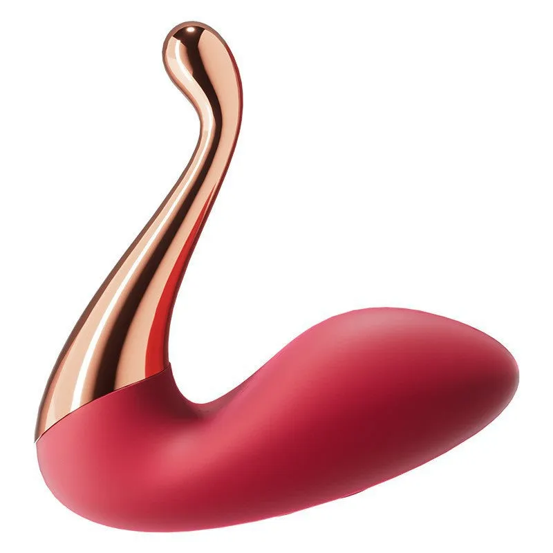 Swan Double End Female Sex Toys - Realictic Dildo G Spot Vibrator Clit Stimulator for Women