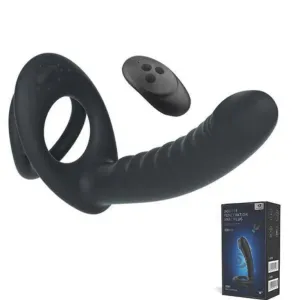 Tandem Thrill | Double Cock Ring |  6.5 Vibrating Dildo | USB
