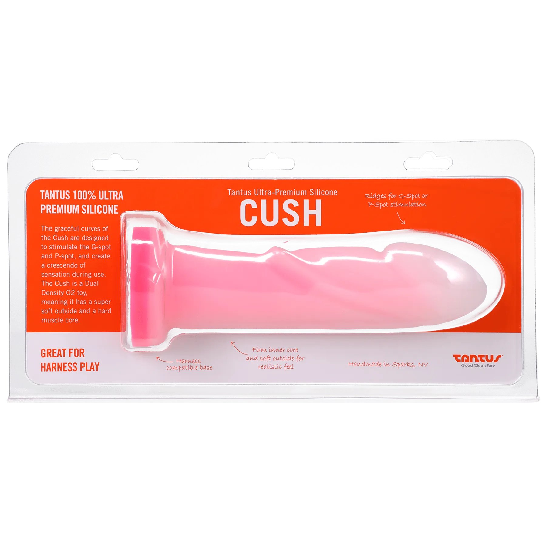 Tantus Cush O2 Dual Density Dildo