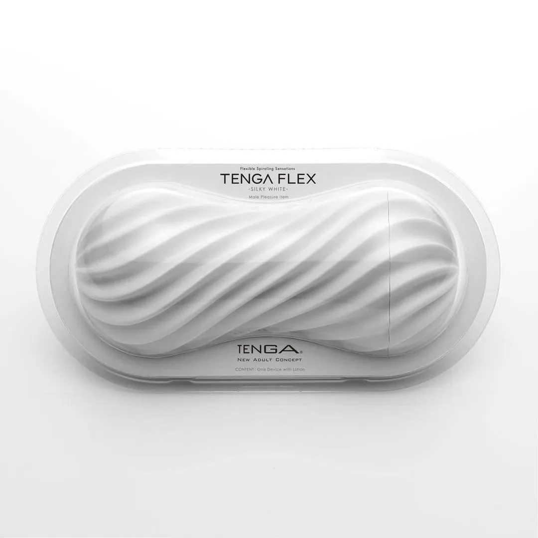 TENGA Flex Silky White Penis Masturbation Sleeve