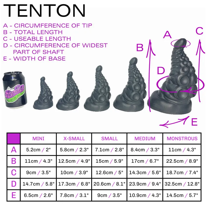 Tenton 'Blue Hawaiian' x-small soft (OO30) GITD